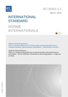 IEC 60601-1-2 Ed. 4.0 b:2014 IEC 60601-1-2 Ed. 4.0 b:2014