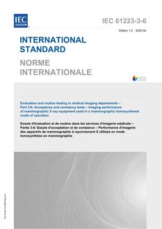 IEC 61223-3-6 Ed. 1.0 b IEC 61223-3-6 Ed. 1.0 b