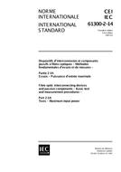 IEC 61300-2-14 Ed. 1.0 b:1997