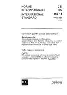 IEC 60169-15 Ed. 1.0 b