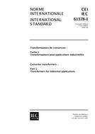 IEC 61378-1 Ed. 1.0 b:1997 IEC 61378-1 Ed. 1.0 b:1997