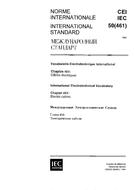 IEC 60050-461 Ed. 1.0 t:1984 IEC 60050-461 Ed. 1.0 t:1984
