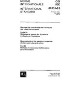 IEC 60151-20 Ed. 1.0 b