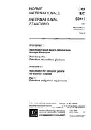 IEC 60554-1 Amd.1 Ed. 1.0 b:1983 IEC 60554-1 Amd.1 Ed. 1.0 b:1983