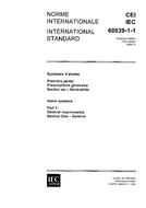 IEC 60839-1-1 Ed. 1.0 b IEC 60839-1-1 Ed. 1.0 b