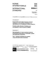 IEC 60864-1 Amd.1 Ed. 1.0 b:1987 IEC 60864-1 Amd.1 Ed. 1.0 b:1987