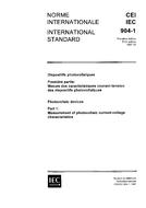 IEC 60904-1 Ed. 1.0 b:1987 IEC 60904-1 Ed. 1.0 b:1987