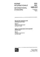 IEC 61029-2-9 Ed. 1.0 b