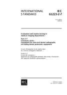 IEC 61223-2-7 Ed. 1.0 en IEC 61223-2-7 Ed. 1.0 en