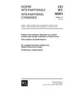 IEC 60925 Ed. 1.2 b:2001