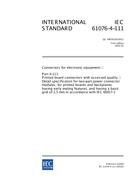 IEC 61076-4-111 Ed. 1.0 en