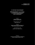 IEEE C37.13-1981 IEEE C37.13-1981