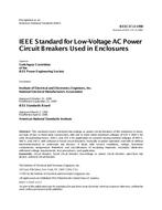 IEEE C37.13-1990 IEEE C37.13-1990