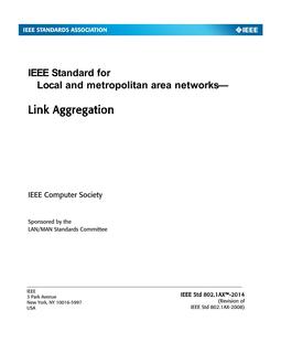 IEEE 802.1AX-2014 IEEE 802.1AX-2014