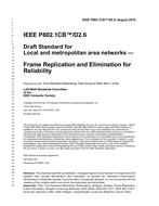 IEEE 802.1CB IEEE 802.1CB
