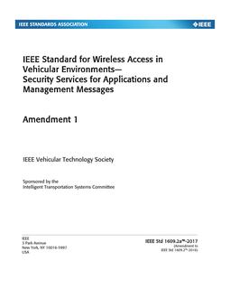 IEEE 1609.2a-2017 IEEE 1609.2a-2017