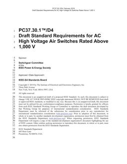 IEEE PC37.30.1 IEEE PC37.30.1