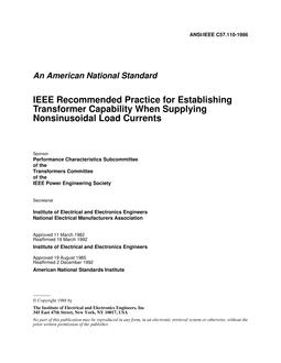 IEEE C57.110 IEEE C57.110