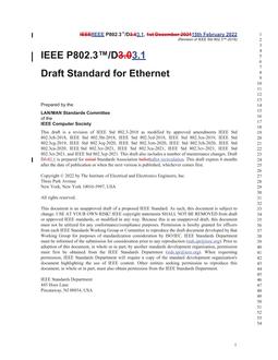 IEEE 802.3 IEEE 802.3