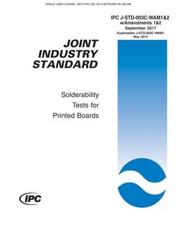 IPC J-STD-003C-WAM1&2 IPC J-STD-003C-WAM1&2
