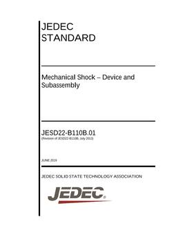 JEDEC JESD22-B110B.01 JEDEC JESD22-B110B.01