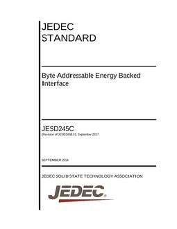 JEDEC JESD245C JEDEC JESD245C