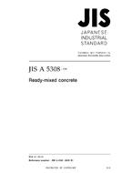 JIS A 5308:2009 JIS A 5308:2009
