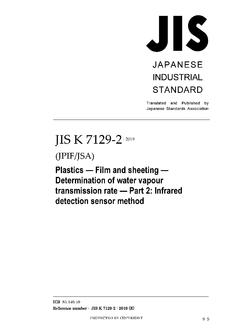 JIS K 7129-2 JIS K 7129-2