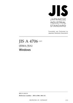JIS A 4706:2015 JIS A 4706:2015