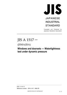 JIS A 1517 JIS A 1517