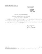 MIL MS21428C Notice 1 – Cancellation MIL MS21428C Notice 1 - Cancellation