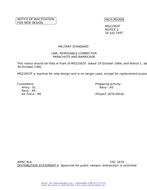 MIL MS22002F Notice 2 - Inactivation