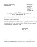 MIL MS3400G Notice 2 - Inactivation