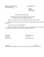 MIL MS3506C Notice 1 - Inactivation