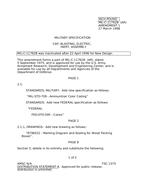 MIL MIL-C-11762B Amendment 1