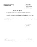 MIL MIL-C-13510 Notice 1 - Inactivation