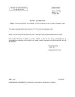 MIL MIL-C-13777/5C Notice 1 – Inactivation MIL MIL-C-13777/5C Notice 1 - Inactivation