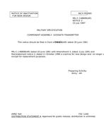 MIL MIL-C-14880B Notice 3 - Inactivation