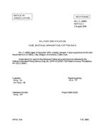 MIL MIL-C-1690D Notice 2 - Cancellation