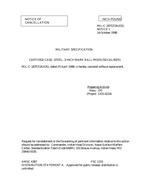 MIL MIL-C-18757/2A Notice 1 - Cancellation