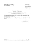 MIL MIL-C-22284A Notice 1 - Inactivation