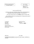 MIL MIL-C-23760D Notice 1 - Inactivation