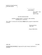 MIL MIL-C-28917 Notice 2 - Inactivation