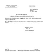 MIL MIL-C-38418E Notice 1 - Inactivation