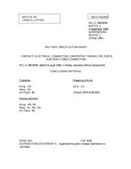 MIL MIL-C-39029/96 Notice 2 – Cancellation MIL MIL-C-39029/96 Notice 2 - Cancellation