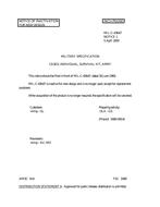 MIL MIL-C-43647 Notice 1 - Inactivation