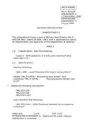 MIL MIL-C-45010A Amendment 6