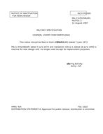 MIL MIL-C-45525B Notice 3 - Inactivation