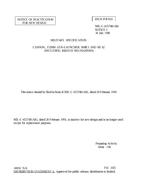 MIL MIL-C-45574B Notice 1 - Inactivation