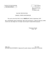 MIL MIL-C-45975B Notice 1 - Inactivation